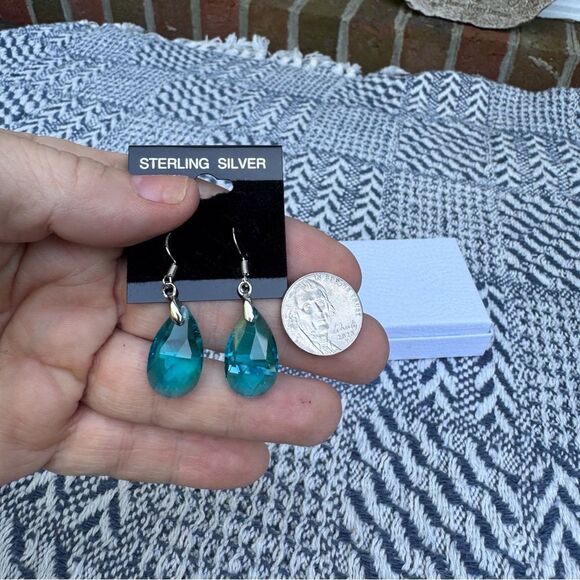 Handmade 925 Elegant Teardrop Earrings - Picture 3 of 10